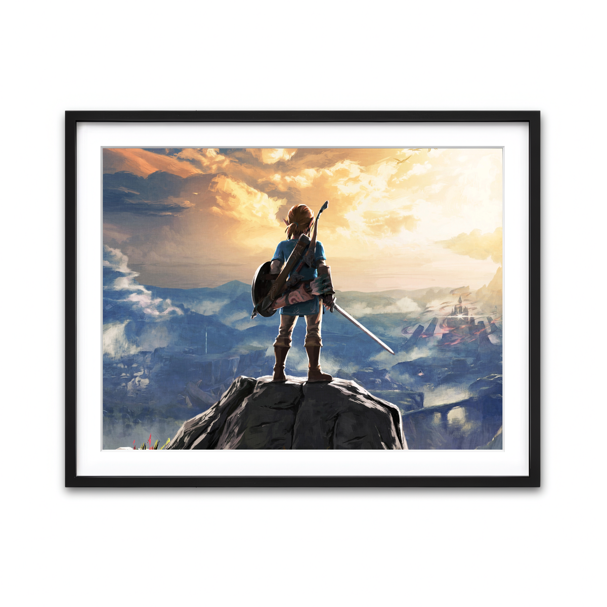 Framed Print 4x3 Black