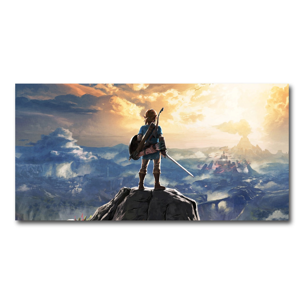 AUTO-MOCKUP WHITE | Zelda Breath of the Wild | 1 Piece | Gallery Wrapped | group=2x1