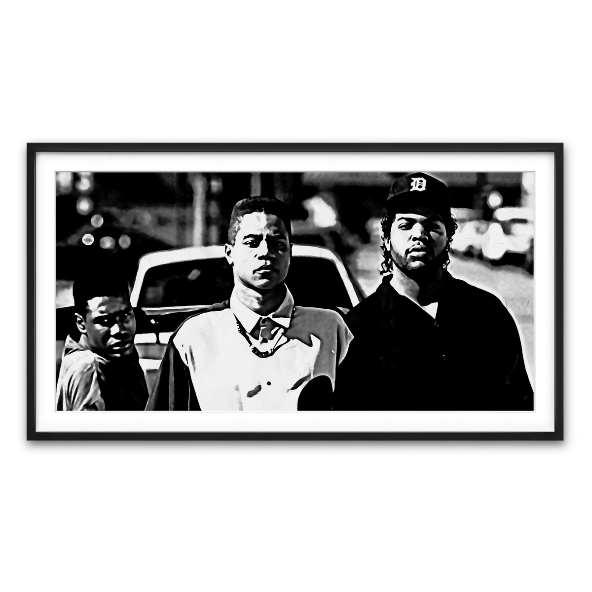 Framed Print 2x1 Black