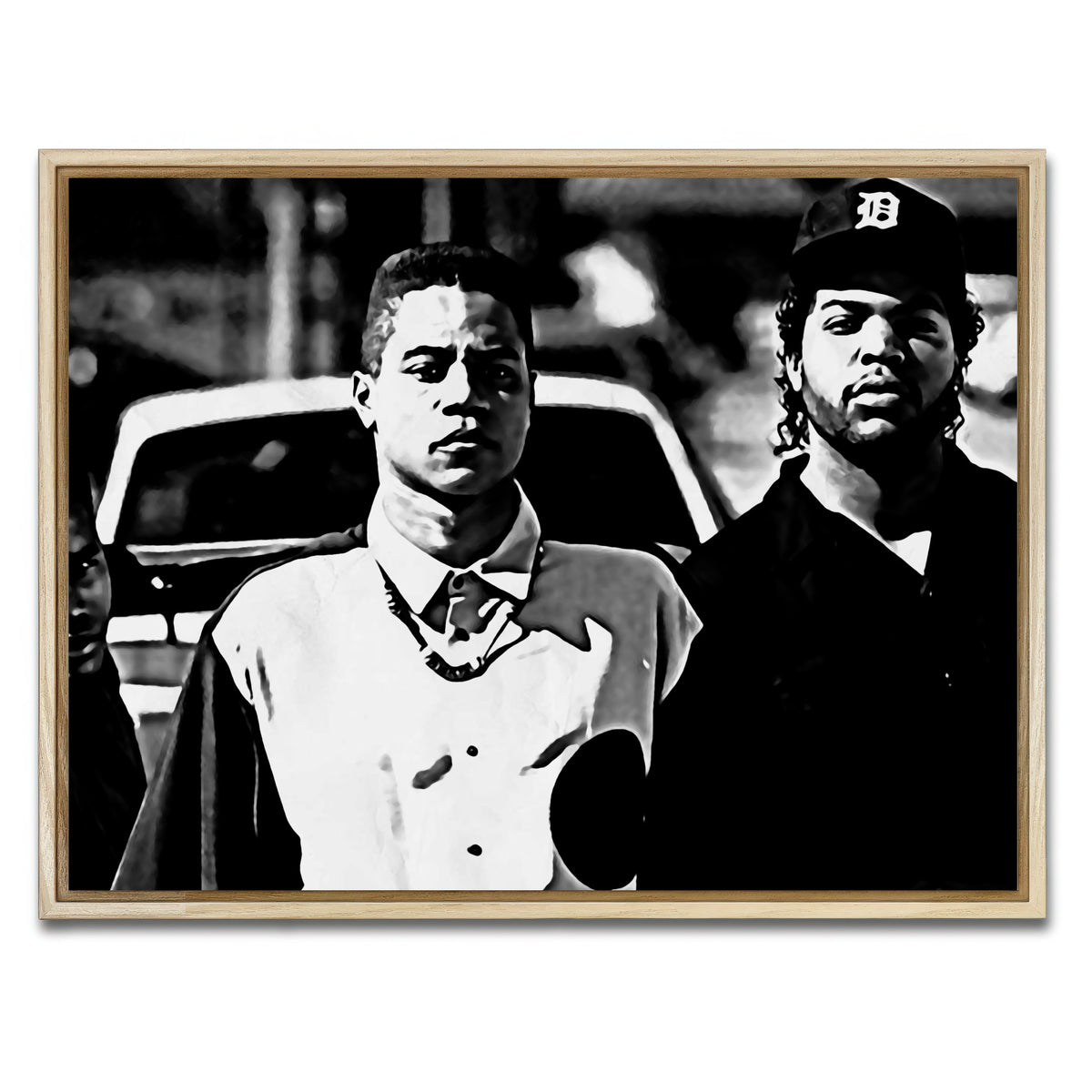 AUTO-MOCKUP WHITE | boyz n the hood | 1 Piece | Natural Framed Canvas | group=4x3
