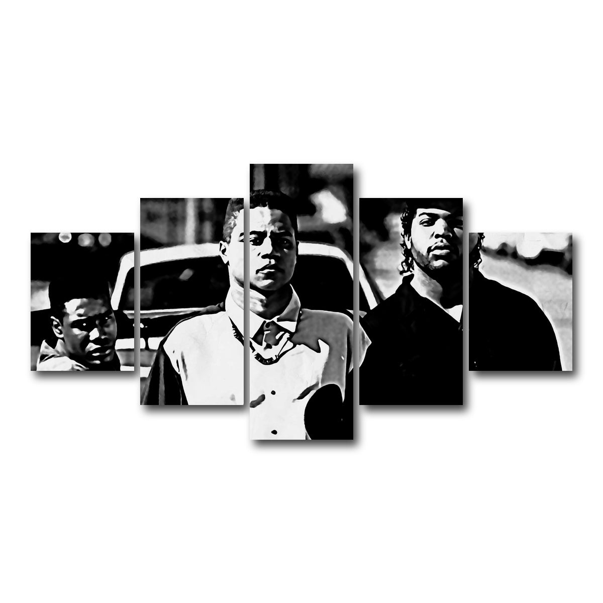 AUTO-MOCKUP WHITE | boyz n the hood | 5 Piece | Gallery Wrap Canvas | group=5_short