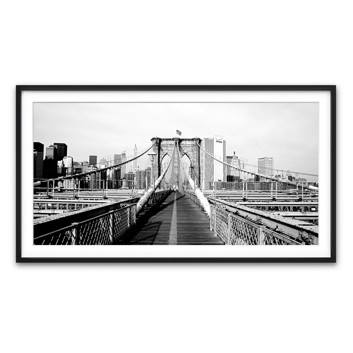 Framed Print 2x1 Black