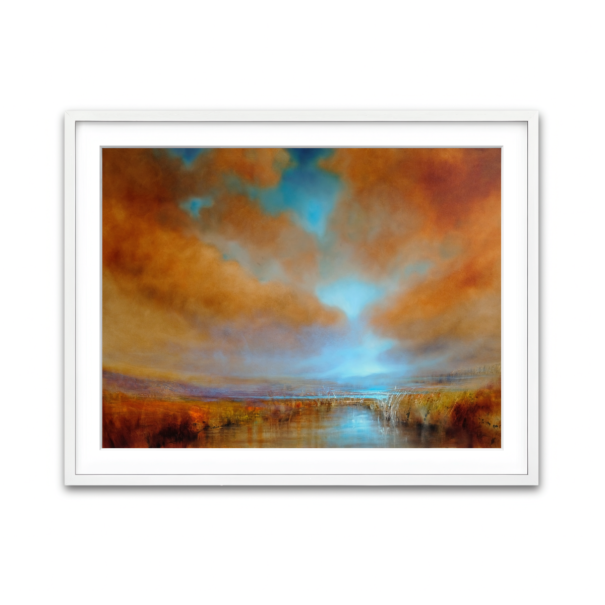 Framed Print 4x3 White