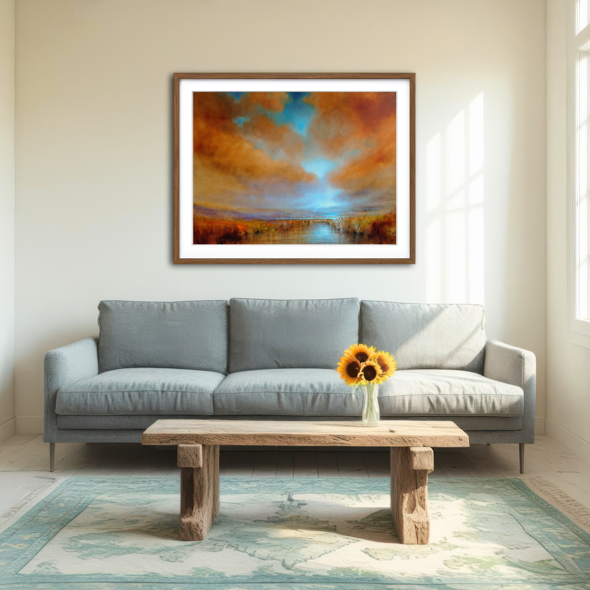 AUTO-MOCKUP ROOM | Farben Des Lichts Wall Art