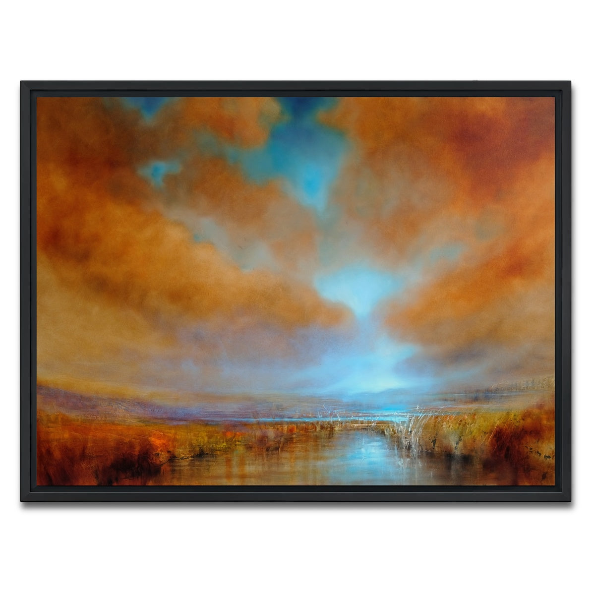 AUTO-MOCKUP WHITE | farben des lichts | 1 Piece | Black Framed Canvas | group=4x3