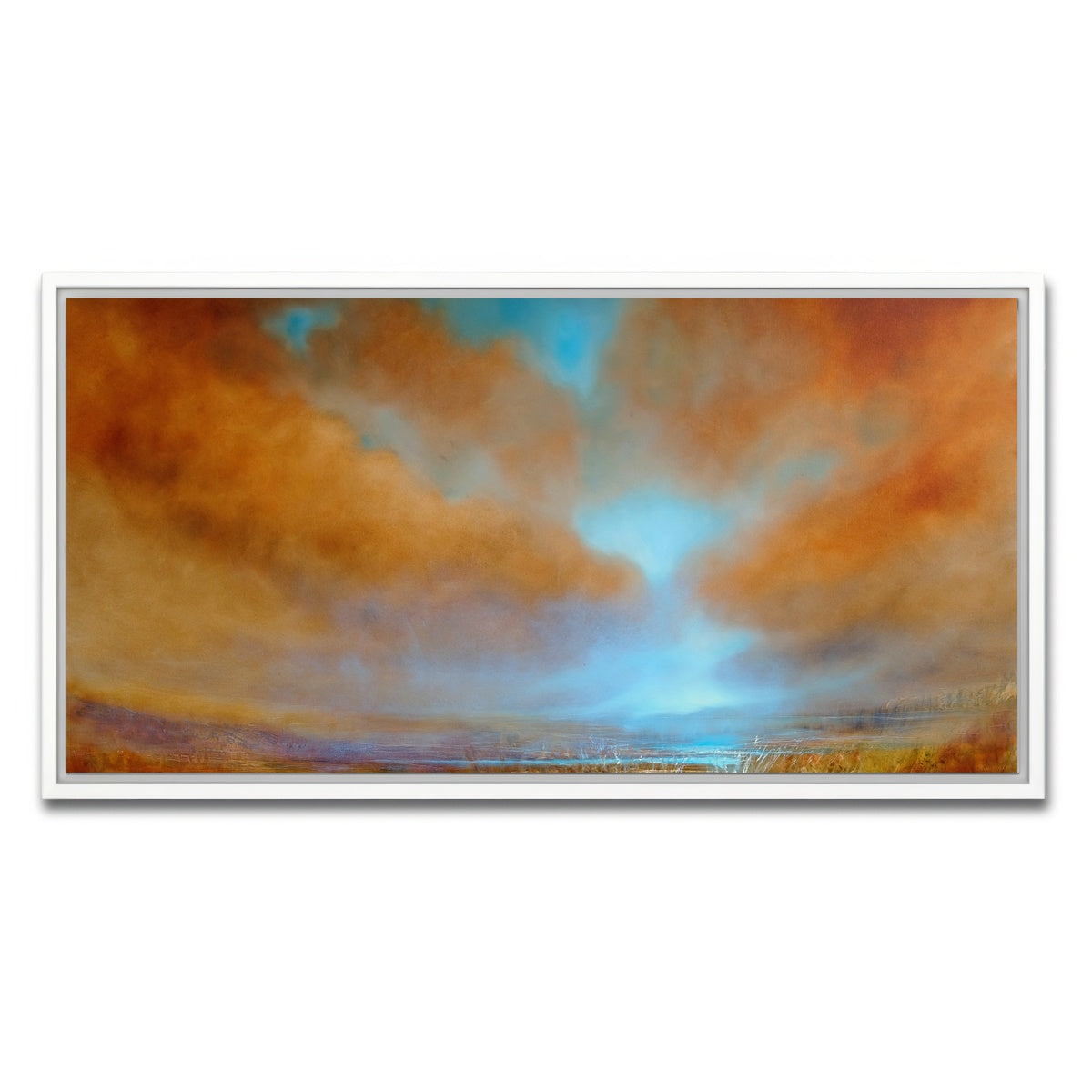 AUTO-MOCKUP WHITE | farben des lichts | 1 Piece | White Framed Canvas | group=2x1