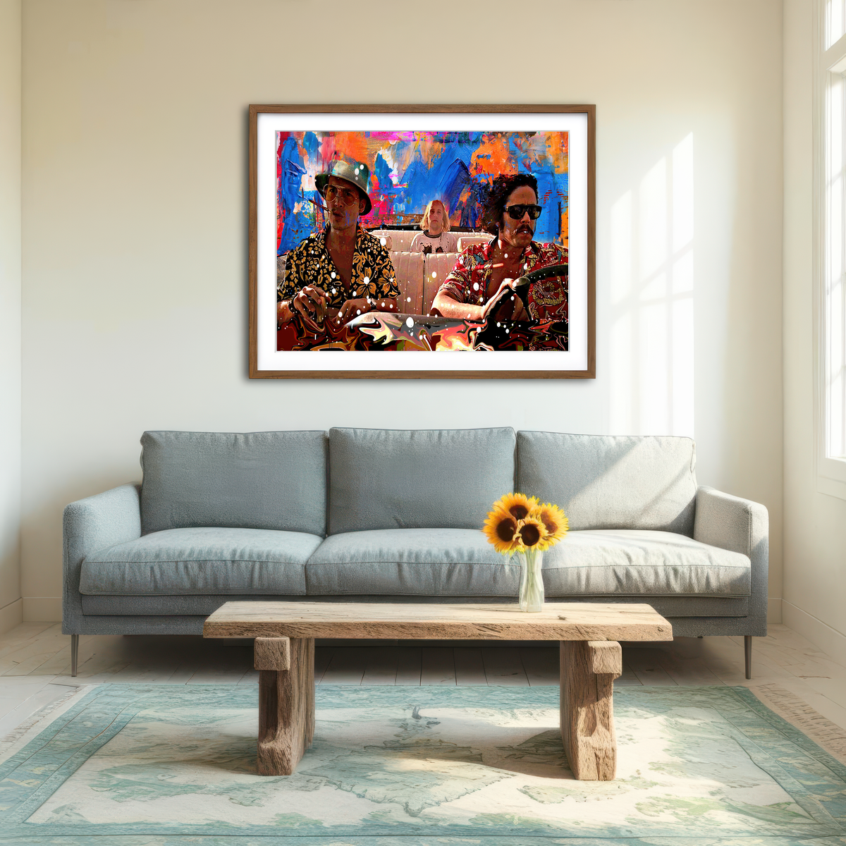 AUTO-MOCKUP ROOM | Fear and Loathing Wall Art