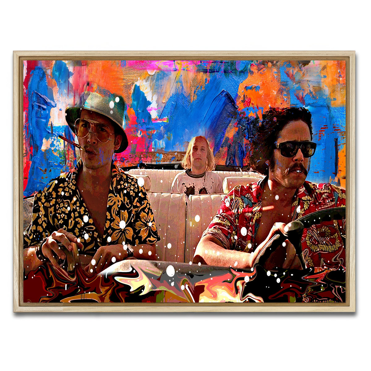 AUTO-MOCKUP WHITE | fear and loathing | 1 Piece | Natural Frame | group=4x3