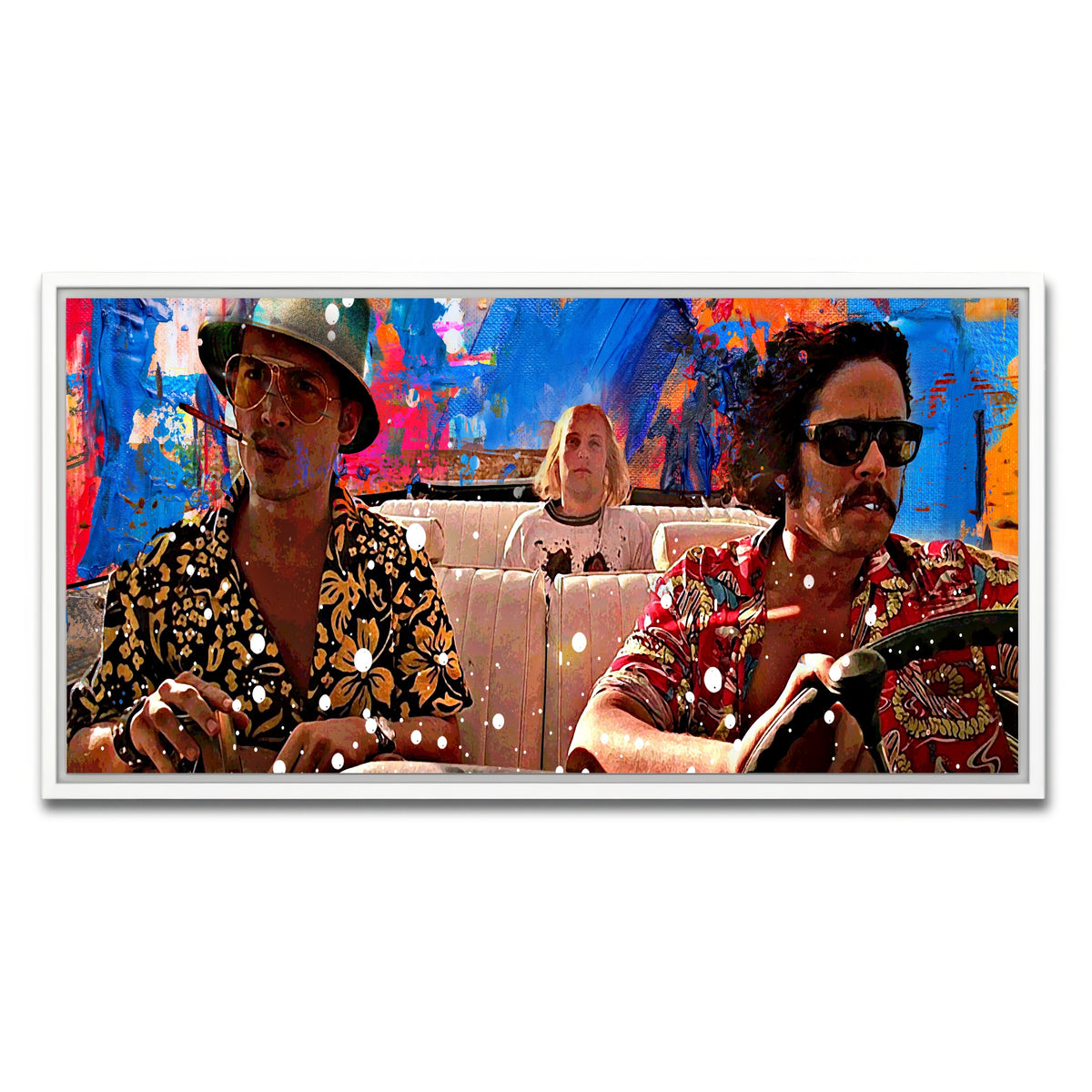 AUTO-MOCKUP WHITE | fear and loathing | 1 Piece | White Frame | group=2x1
