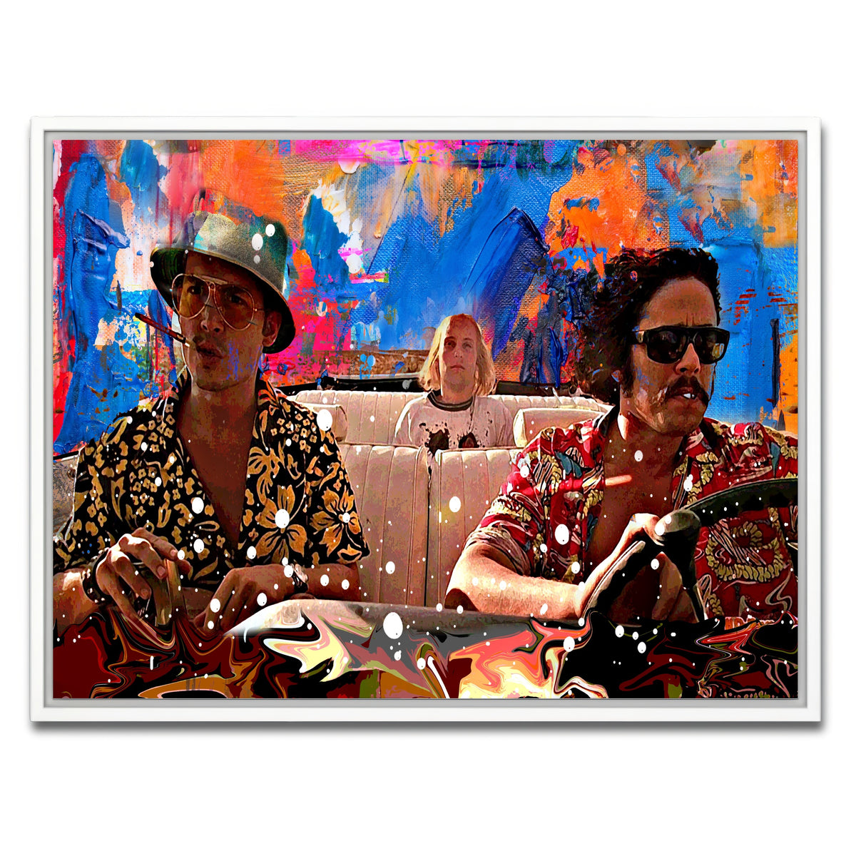 AUTO-MOCKUP WHITE | fear and loathing | 1 Piece | White Frame | group=4x3