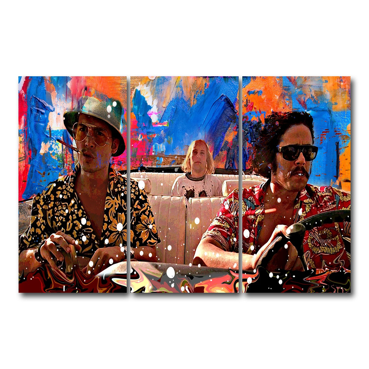 AUTO-MOCKUP WHITE | fear and loathing | 3 Piece | Gallery Wrapped | group=12x24