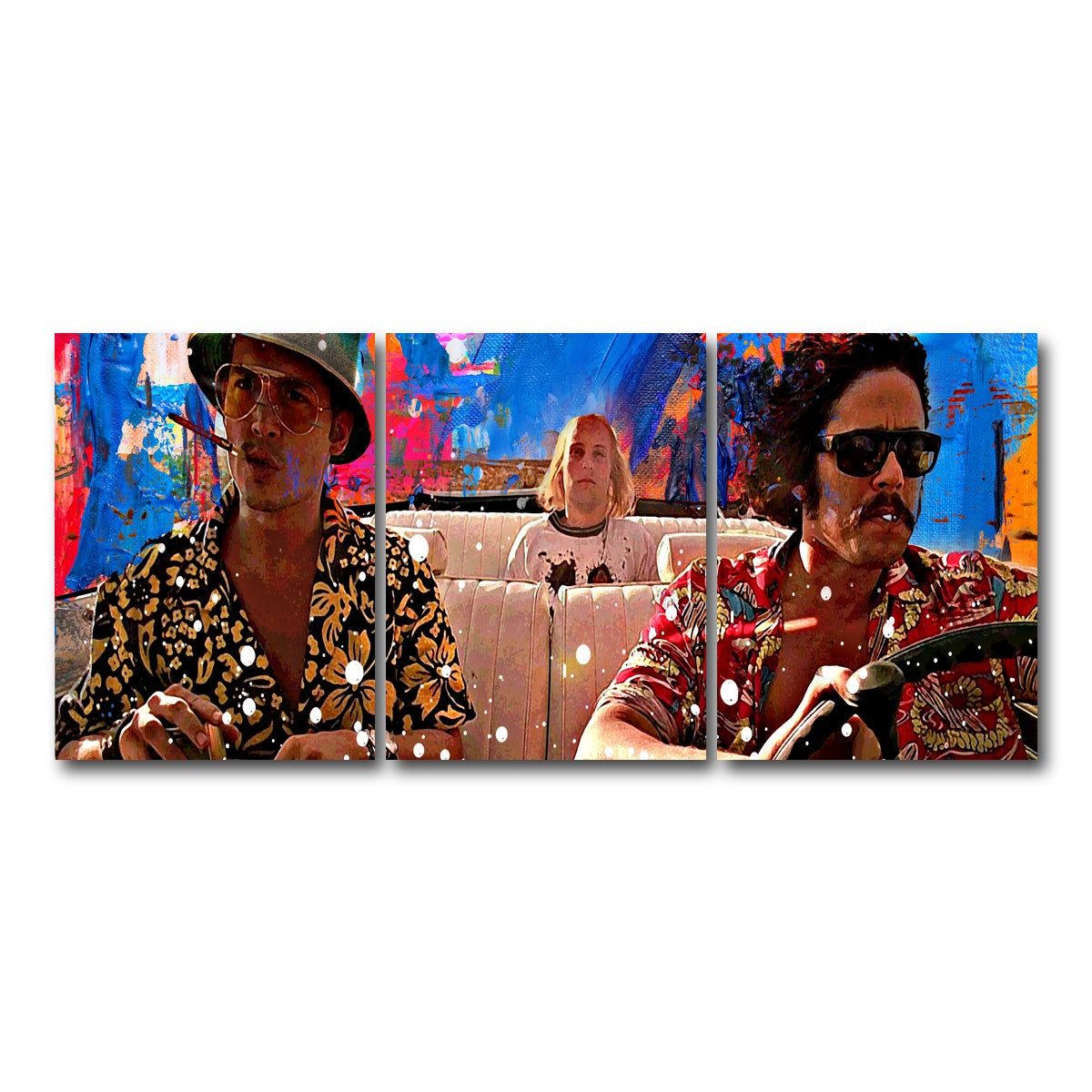 AUTO-MOCKUP WHITE | fear and loathing | 3 Piece | Gallery Wrapped | group=18x24
