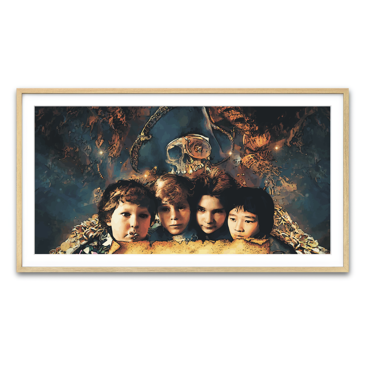 Framed Print 2x1 Natural