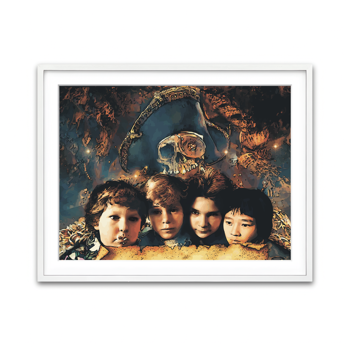 Framed Print 4x3 White