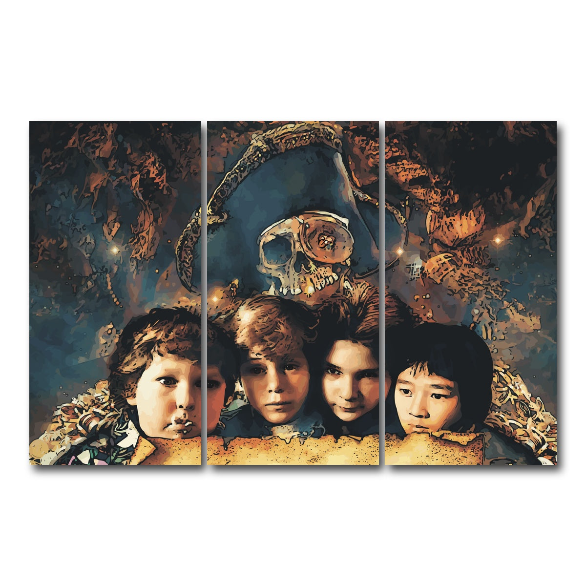 AUTO-MOCKUP WHITE | goonies | 3 Piece | Gallery Wrap Canvas | group=12x24