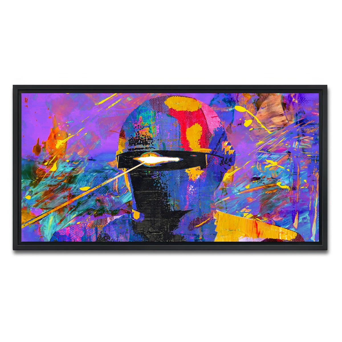 AUTO-MOCKUP WHITE | gort | 1 Piece | Black Framed Canvas | group=2x1