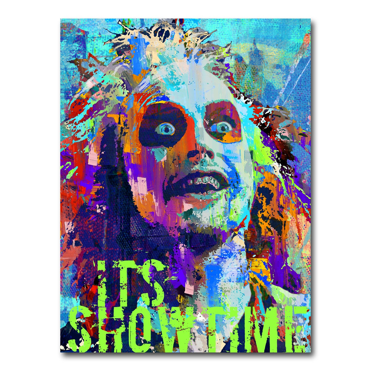 AUTO-MOCKUP WHITE | it's showtime | 1 Piece | Gallery Wrap Canvas | group=3x4