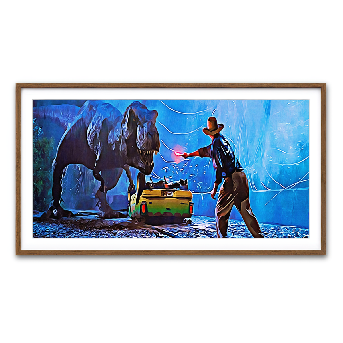 Framed Print 2x1 Walnut