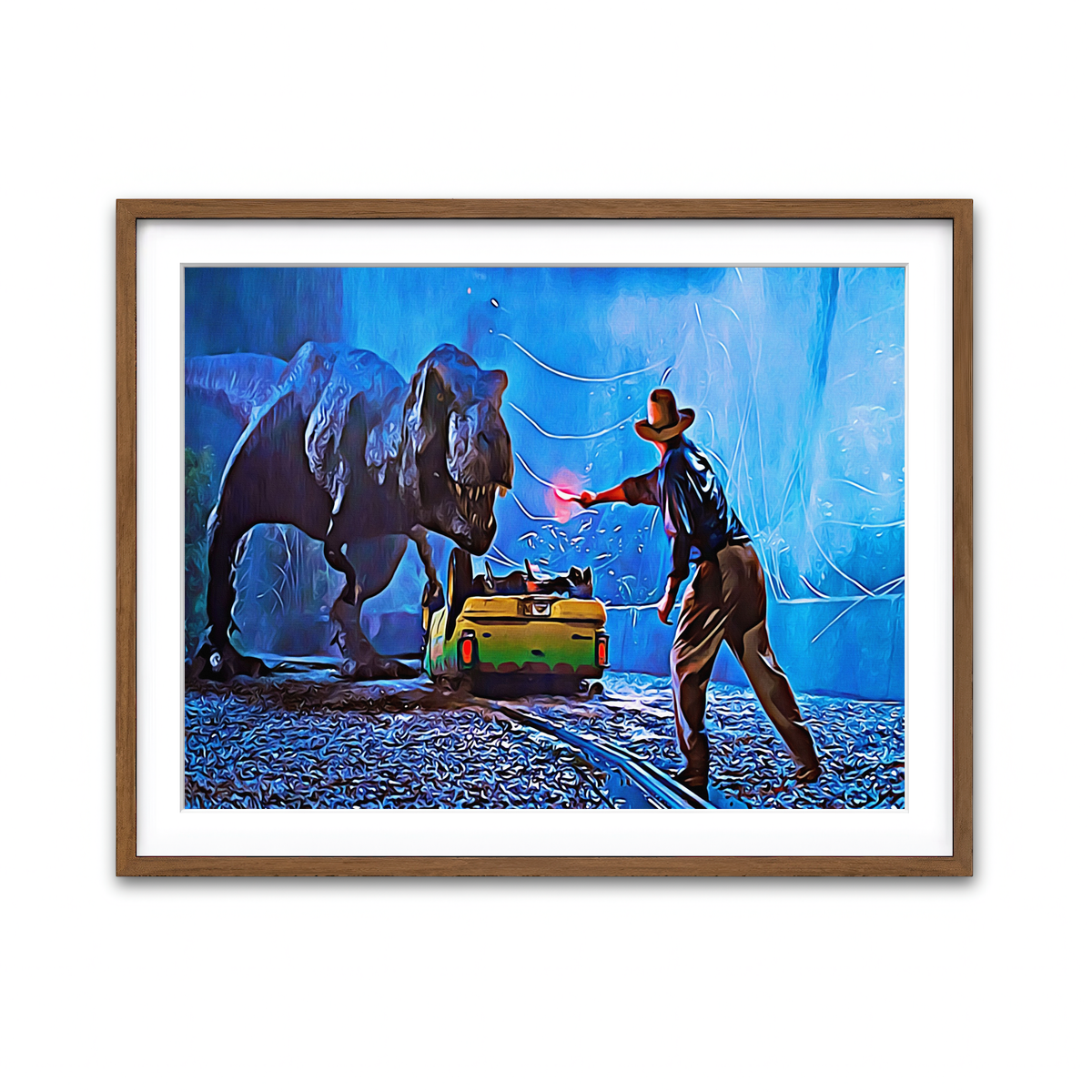 Framed Print 4x3 Walnut