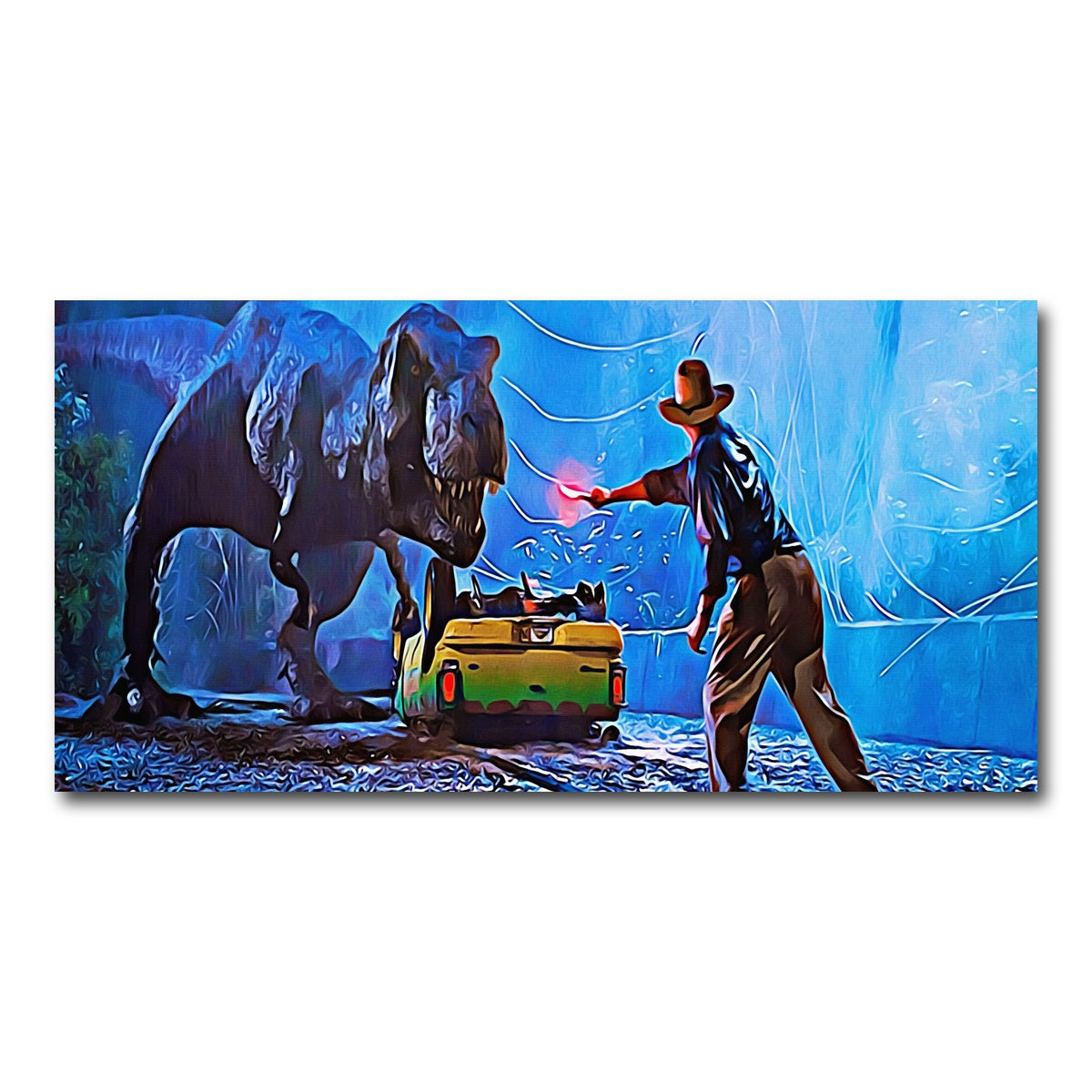 AUTO-MOCKUP WHITE | jurassic park | 1 Piece | Gallery Wrap Canvas | group=2x1