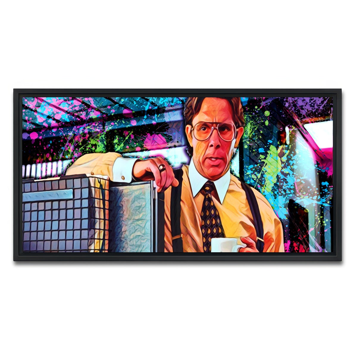 AUTO-MOCKUP WHITE | lumbergh | 1 Piece | Black Framed Canvas | group=2x1