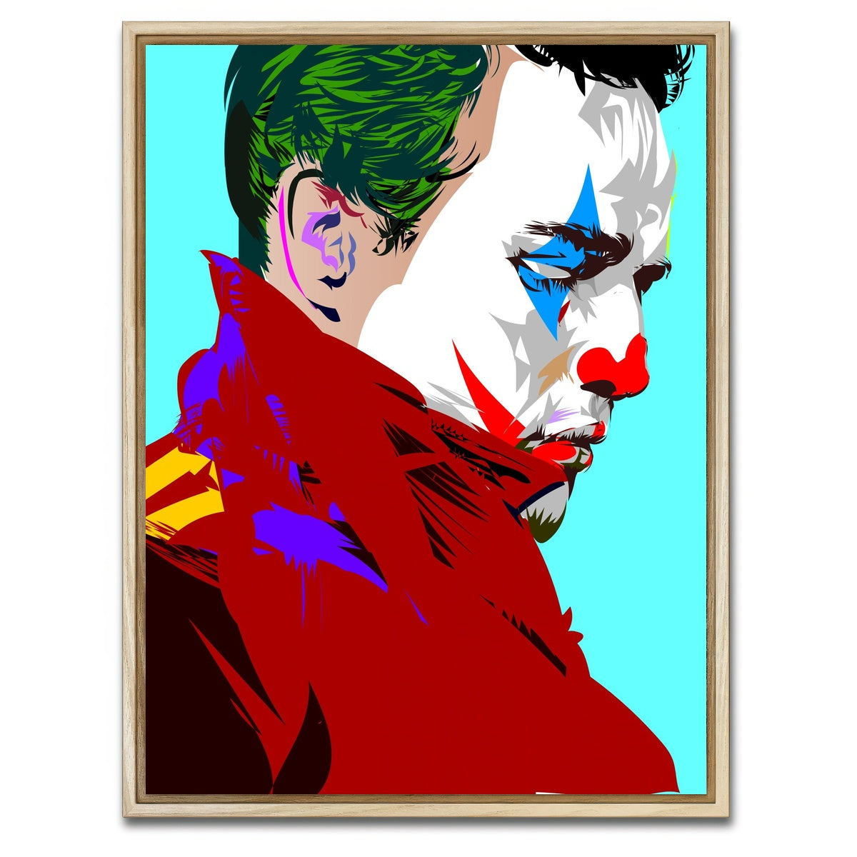 AUTO-MOCKUP WHITE | marlon brando joker | 1 Piece | Natural Framed Canvas | group=3x4
