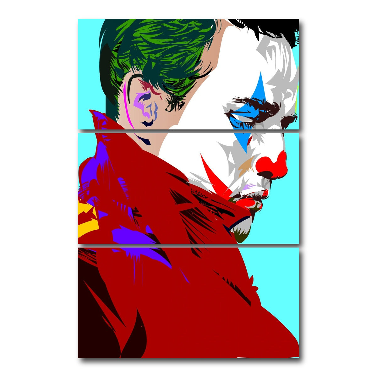 AUTO-MOCKUP WHITE | marlon brando joker | 3 Piece | Gallery Wrap Canvas | group=12x24_stacked