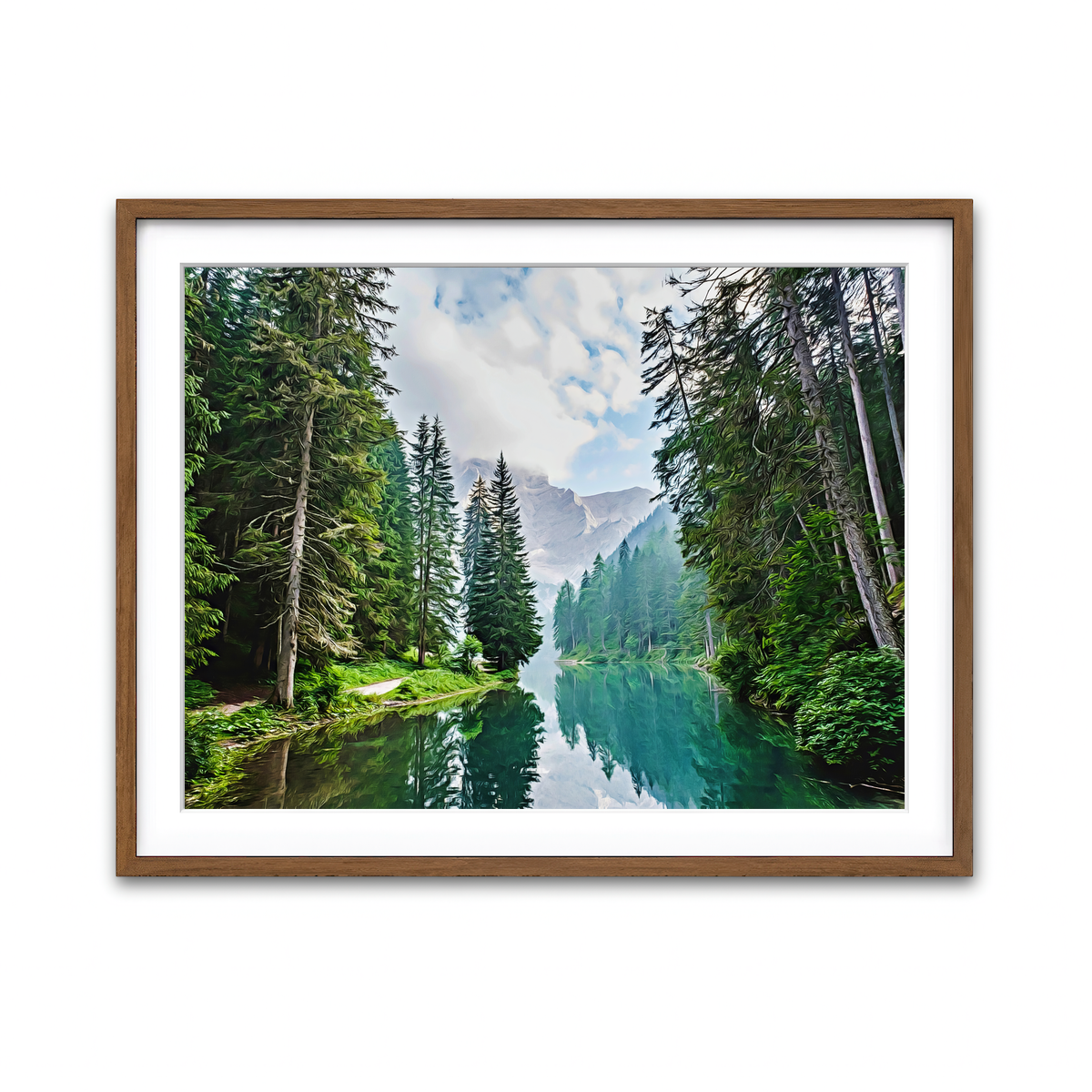 Quiet Mountain Lake Wall Art