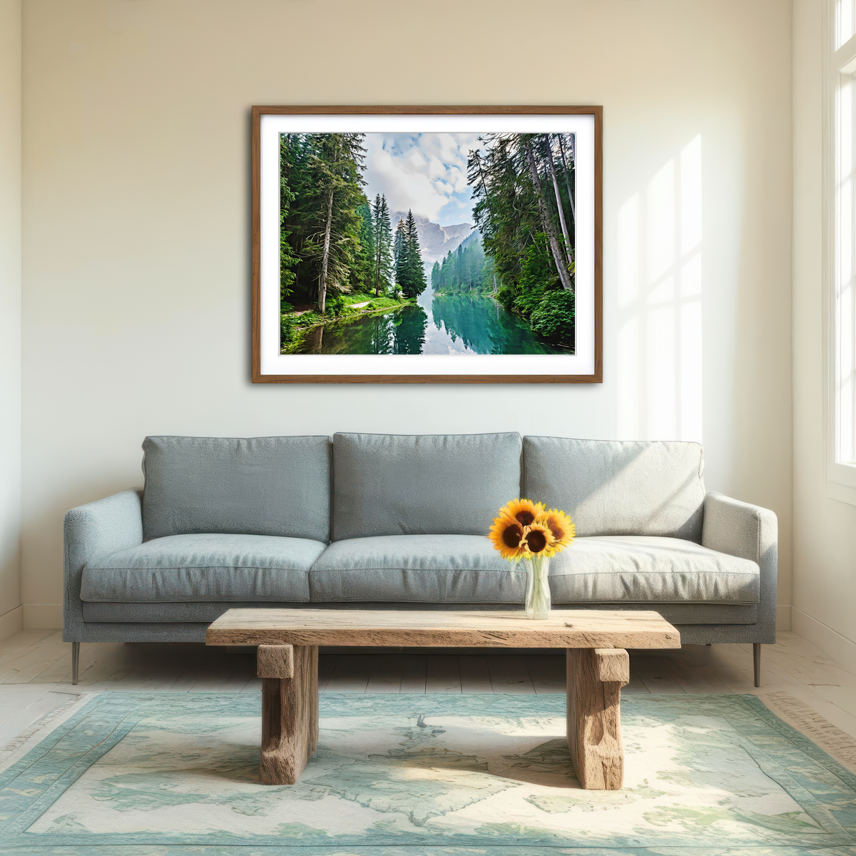 Quiet Mountain Lake Wall Art