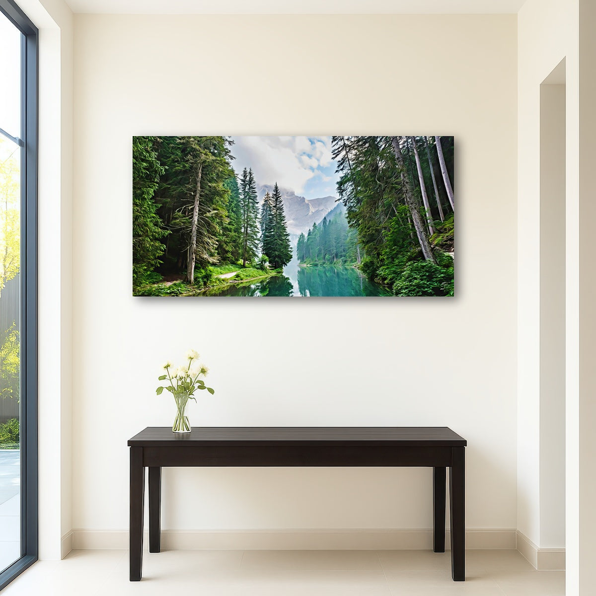 Quiet Mountain Lake Wall Art