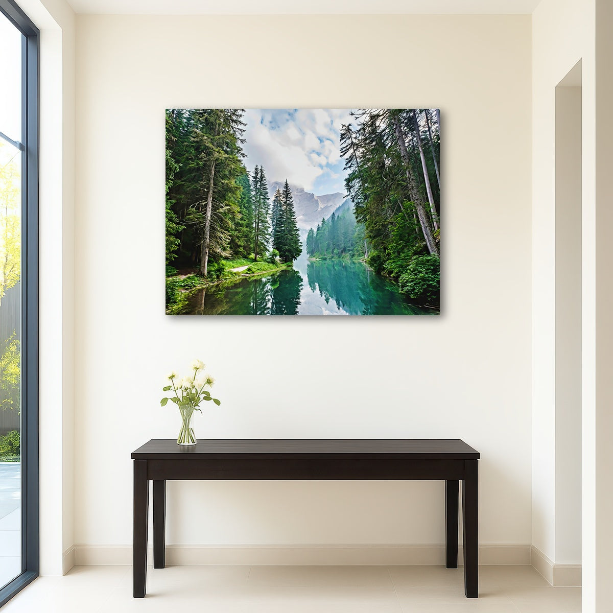 Quiet Mountain Lake Wall Art