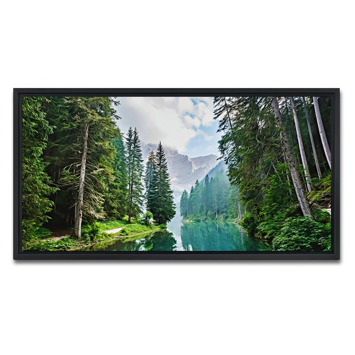 Quiet Mountain Lake Wall Art