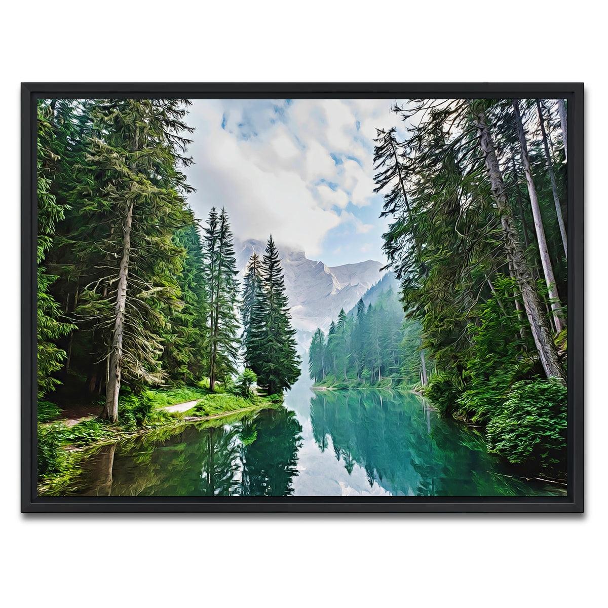 Quiet Mountain Lake Wall Art