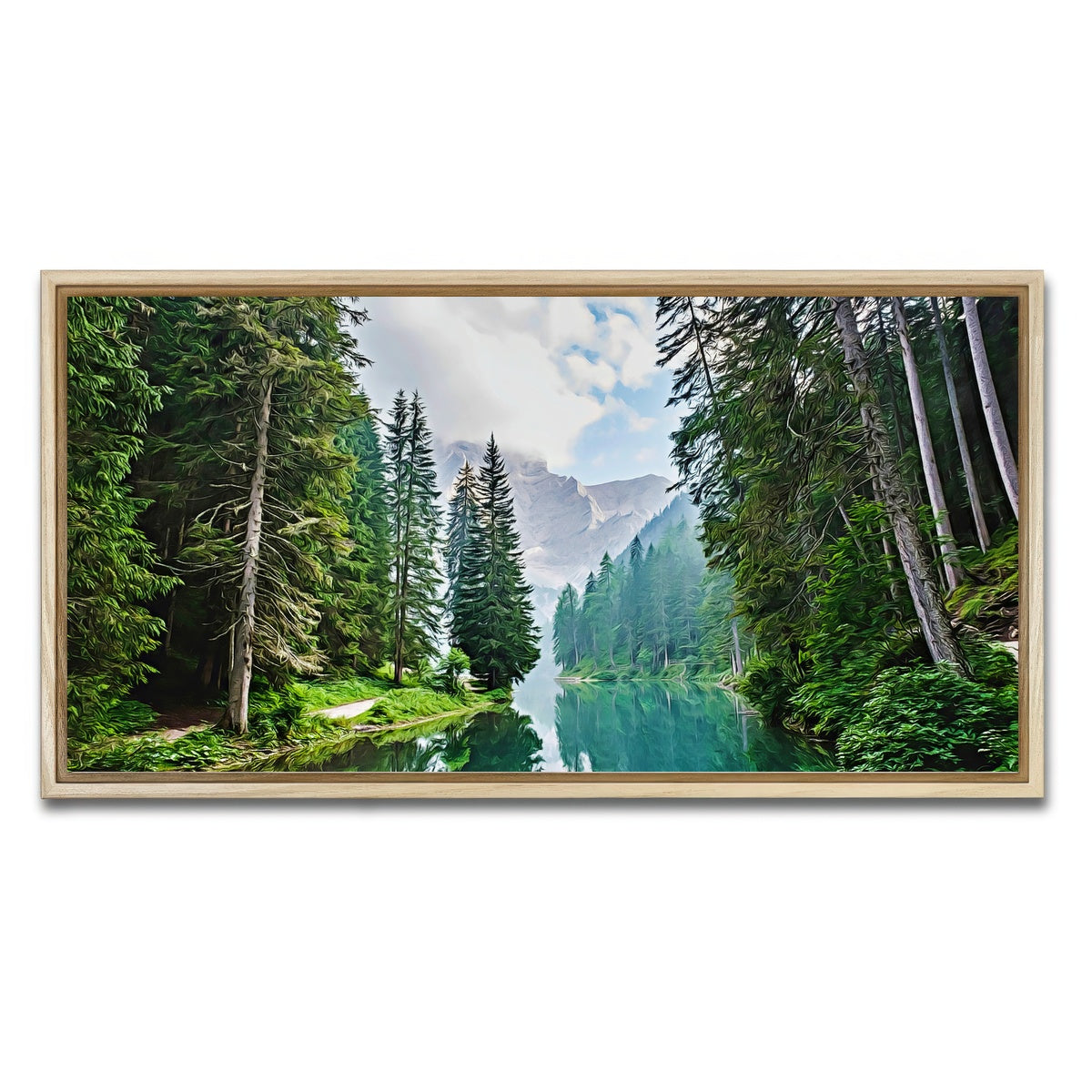 Quiet Mountain Lake Wall Art