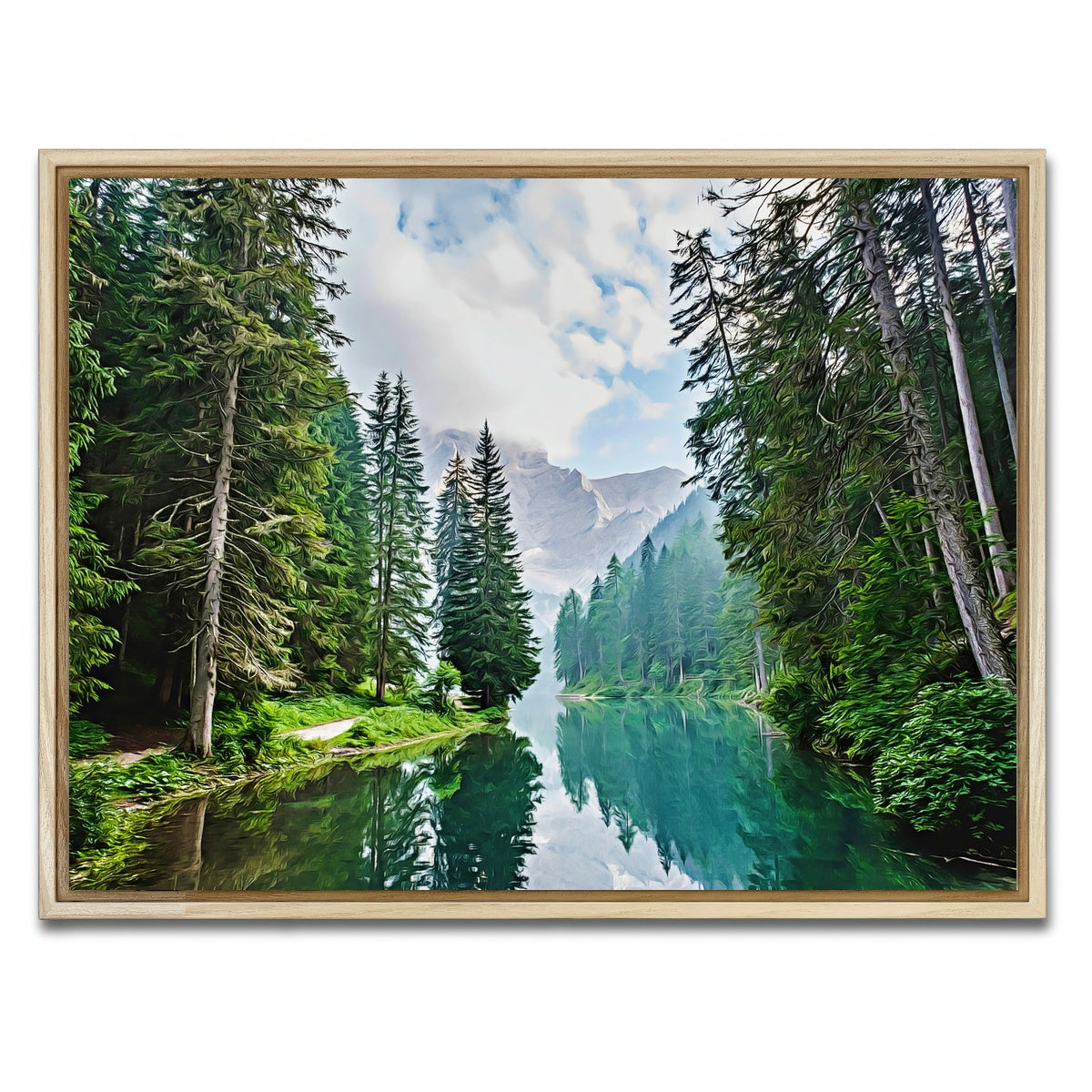 Quiet Mountain Lake Wall Art