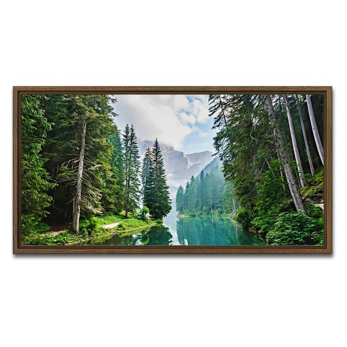 Quiet Mountain Lake Wall Art