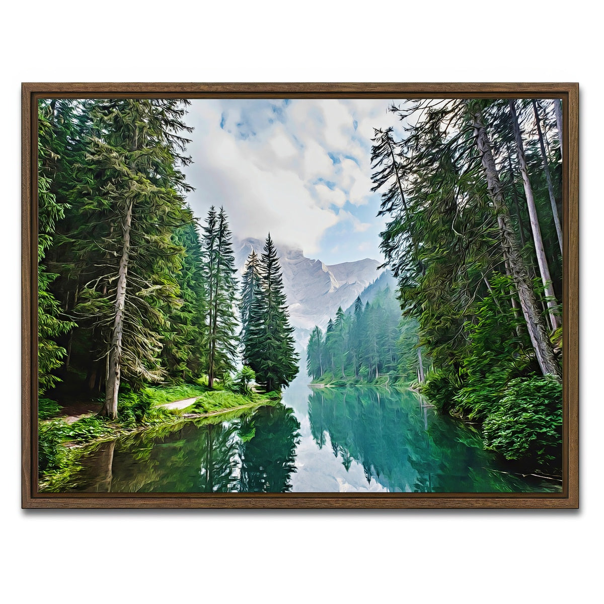 Quiet Mountain Lake Wall Art