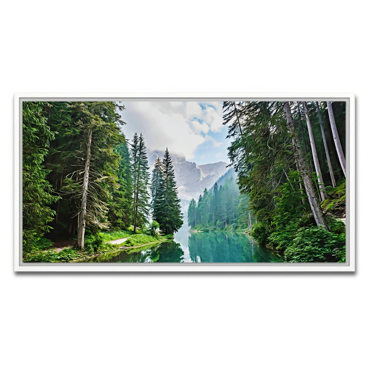 Quiet Mountain Lake Wall Art