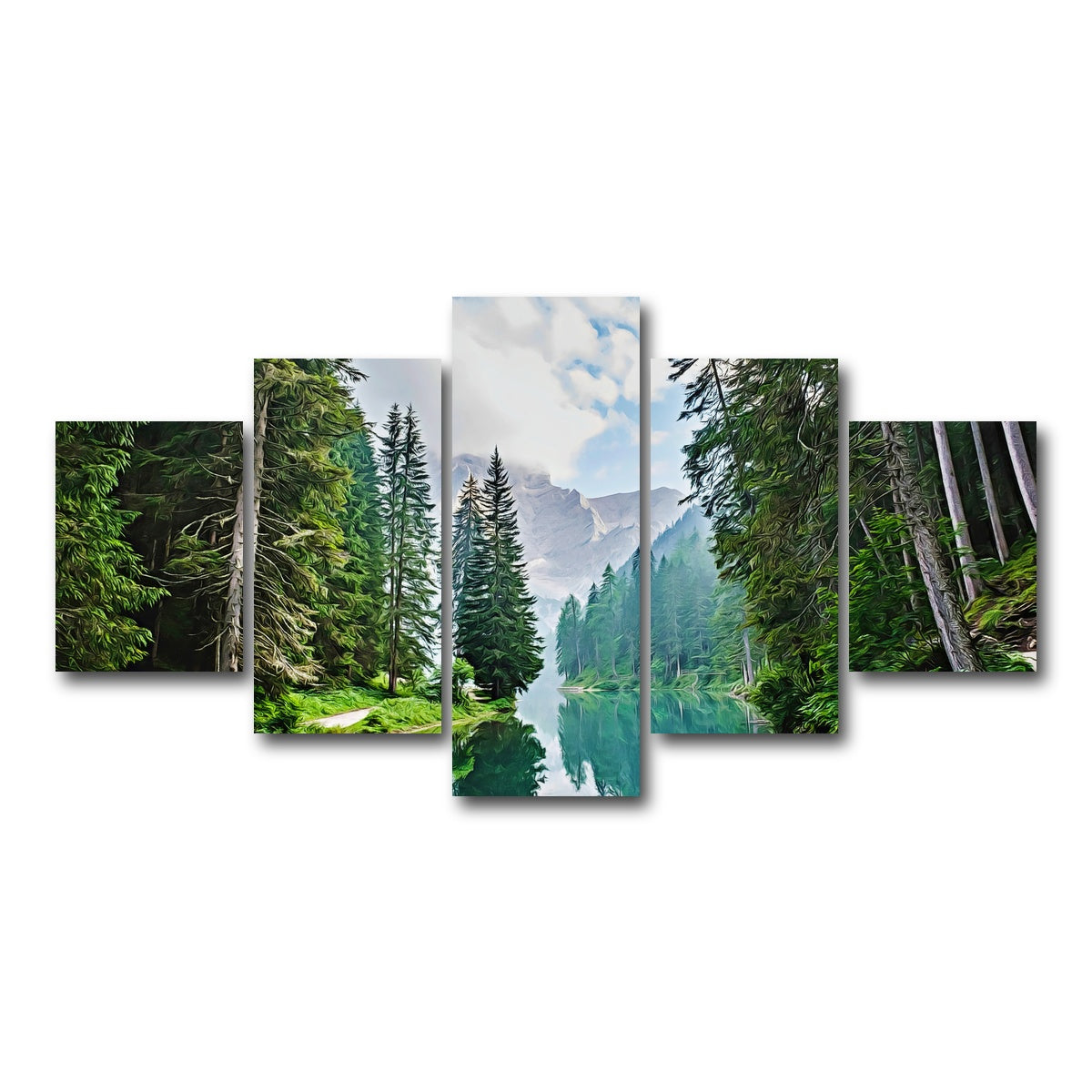 Quiet Mountain Lake Wall Art