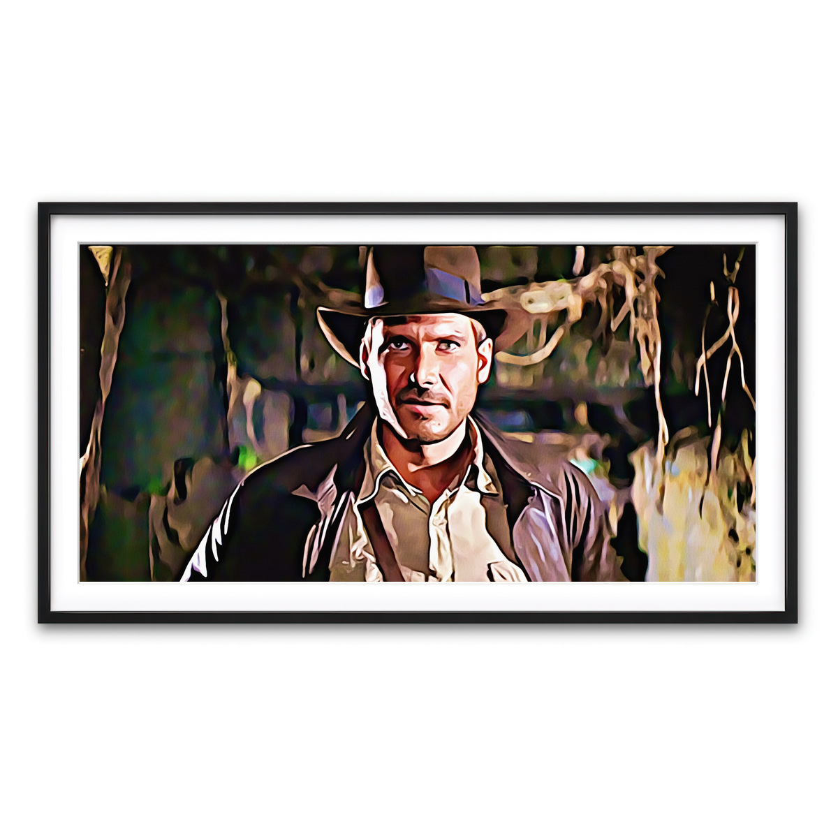 Framed Print 2x1 Black