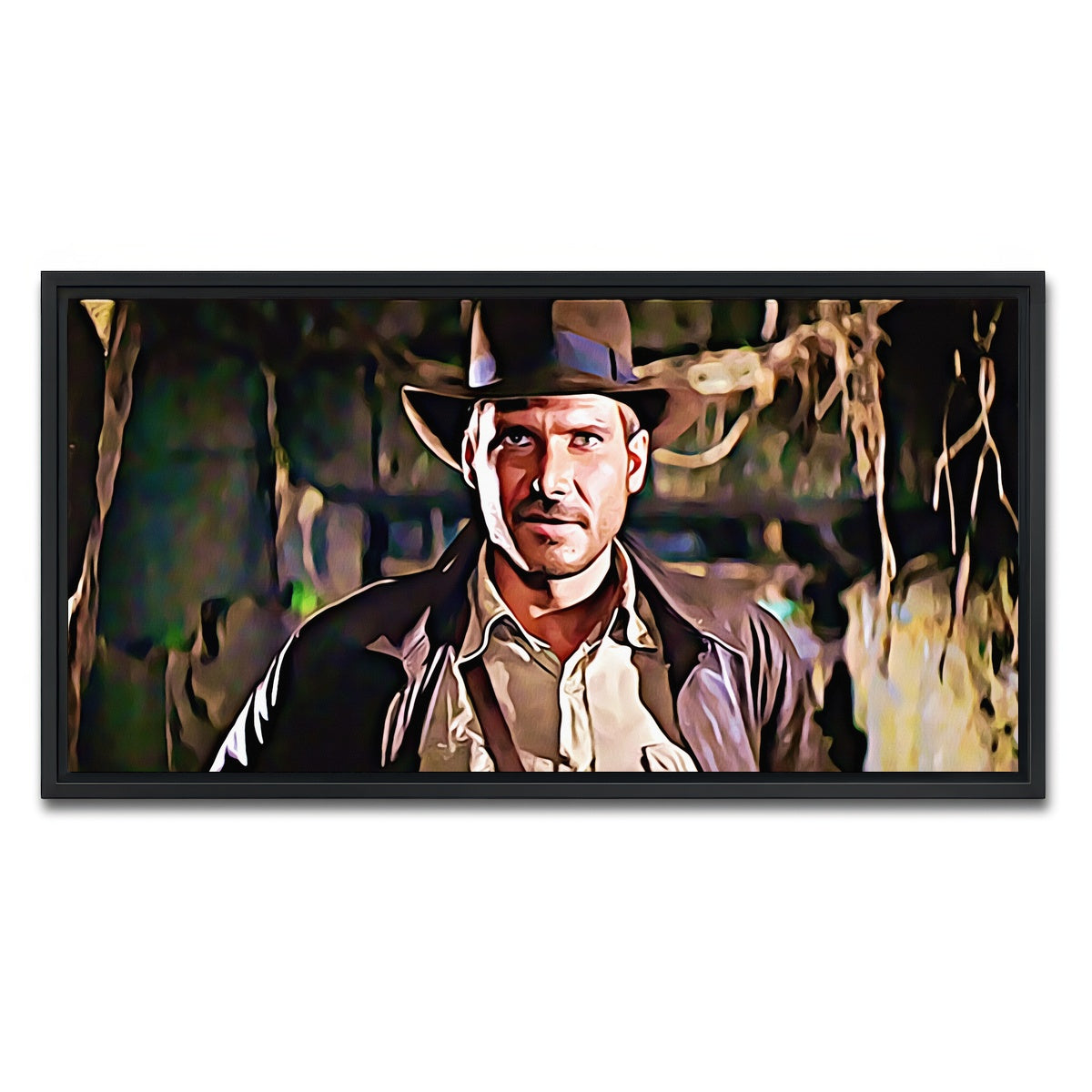 AUTO-MOCKUP WHITE | raiders of the lost ark | 1 Piece | Black Framed Canvas | group=2x1