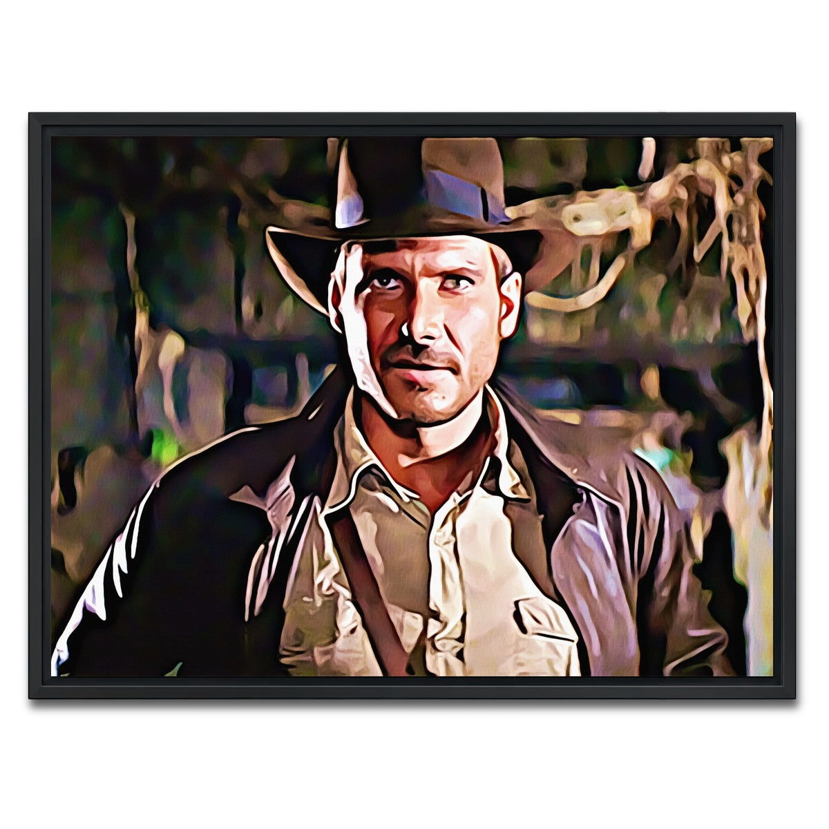 AUTO-MOCKUP WHITE | raiders of the lost ark | 1 Piece | Black Framed Canvas | group=4x3