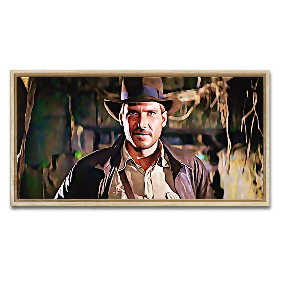 AUTO-MOCKUP WHITE | raiders of the lost ark | 1 Piece | Natural Framed Canvas | group=2x1