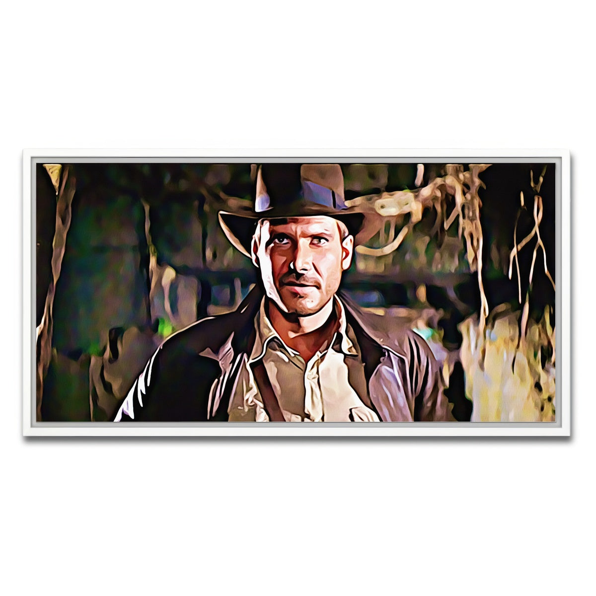 AUTO-MOCKUP WHITE | raiders of the lost ark | 1 Piece | White Framed Canvas | group=2x1