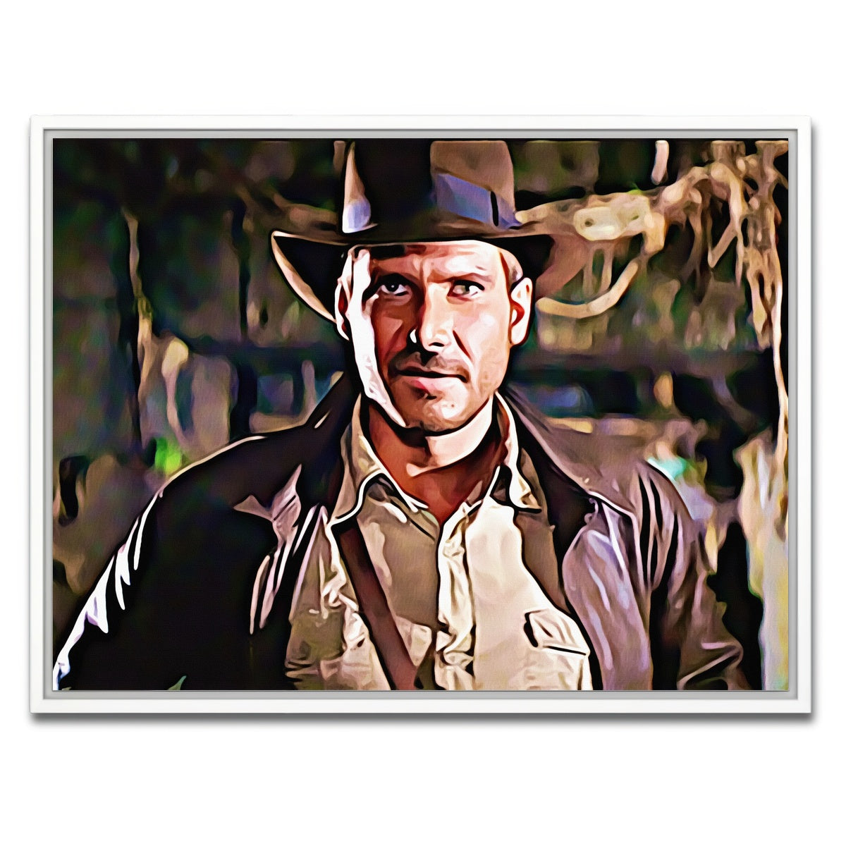 AUTO-MOCKUP WHITE | raiders of the lost ark | 1 Piece | White Framed Canvas | group=4x3