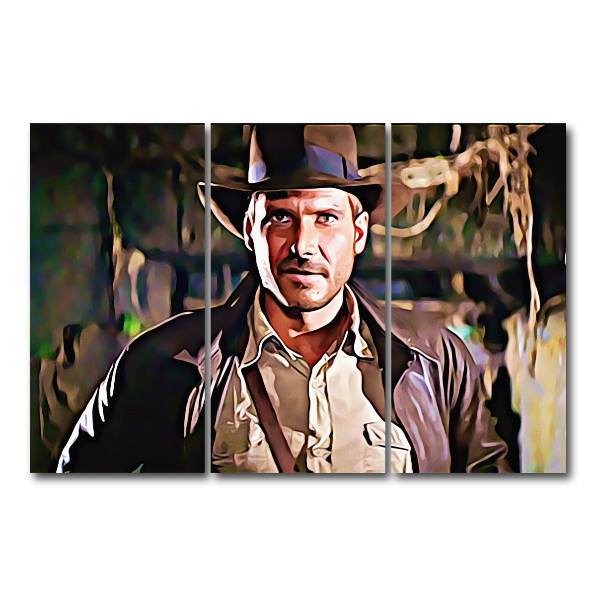 AUTO-MOCKUP WHITE | raiders of the lost ark | 3 Piece | Gallery Wrap Canvas | group=12x24