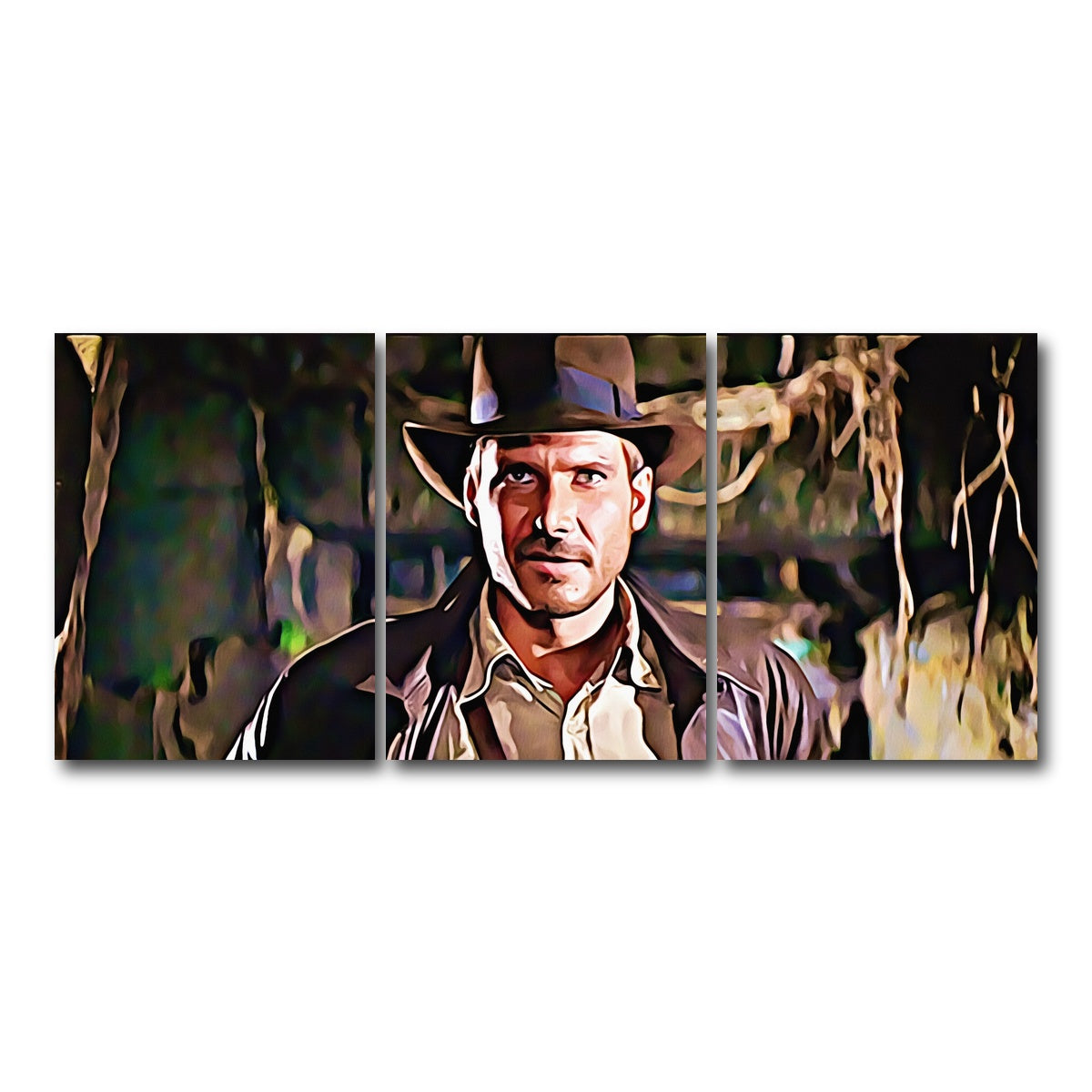 AUTO-MOCKUP WHITE | raiders of the lost ark | 3 Piece | Gallery Wrap Canvas | group=18x24