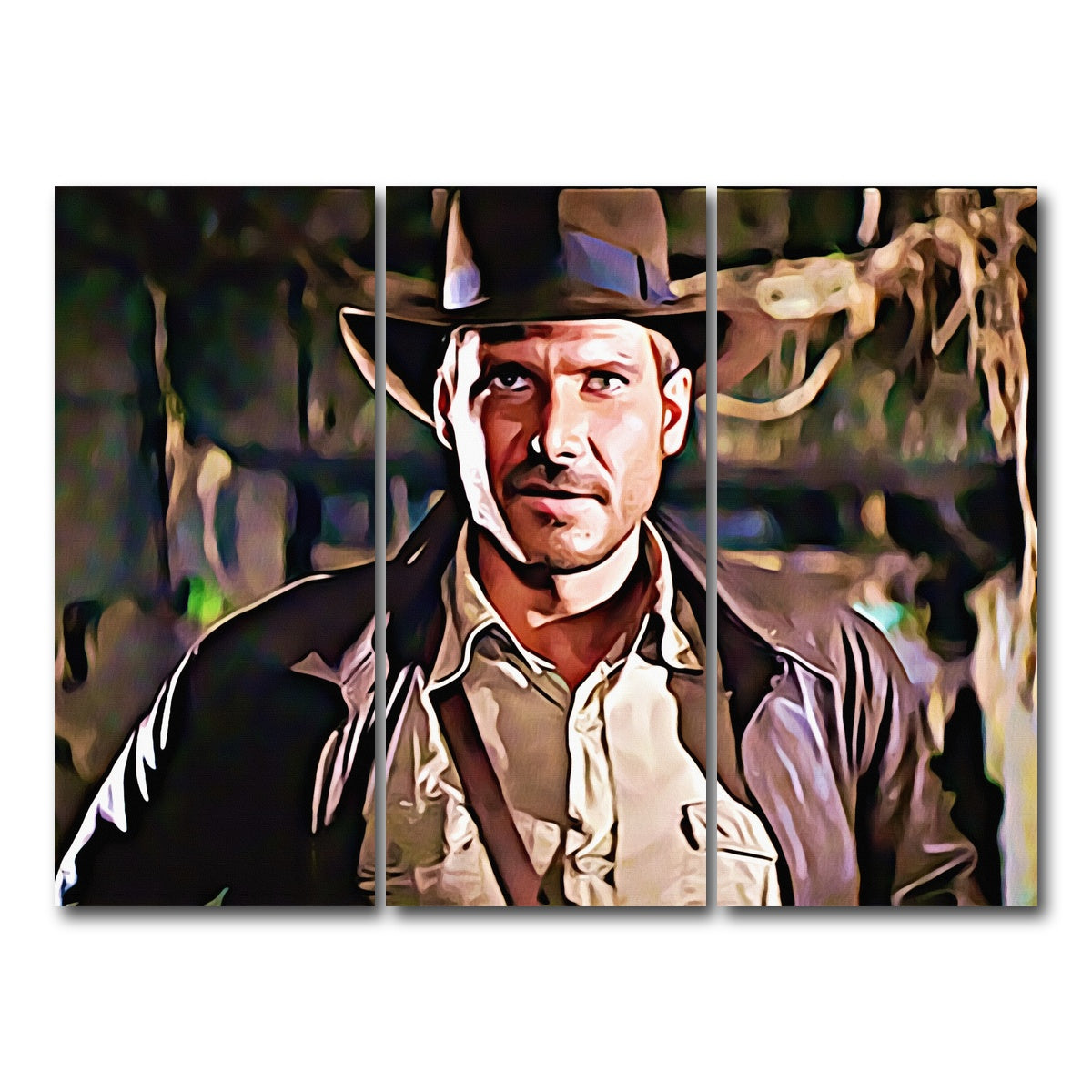 AUTO-MOCKUP WHITE | raiders of the lost ark | 3 Piece | Gallery Wrap Canvas | group=8x18