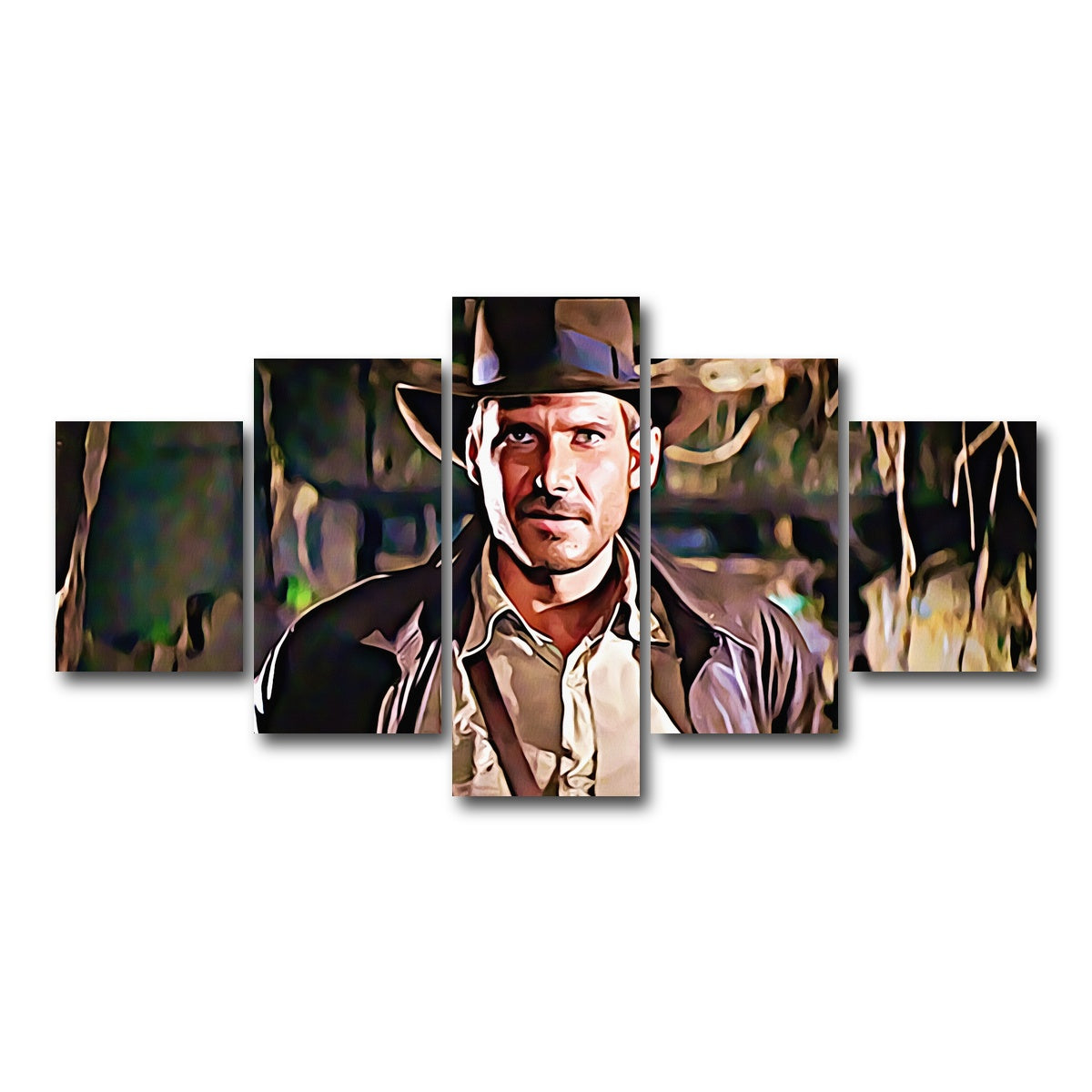 AUTO-MOCKUP WHITE | raiders of the lost ark | 5 Piece | Gallery Wrap Canvas | group=5_short