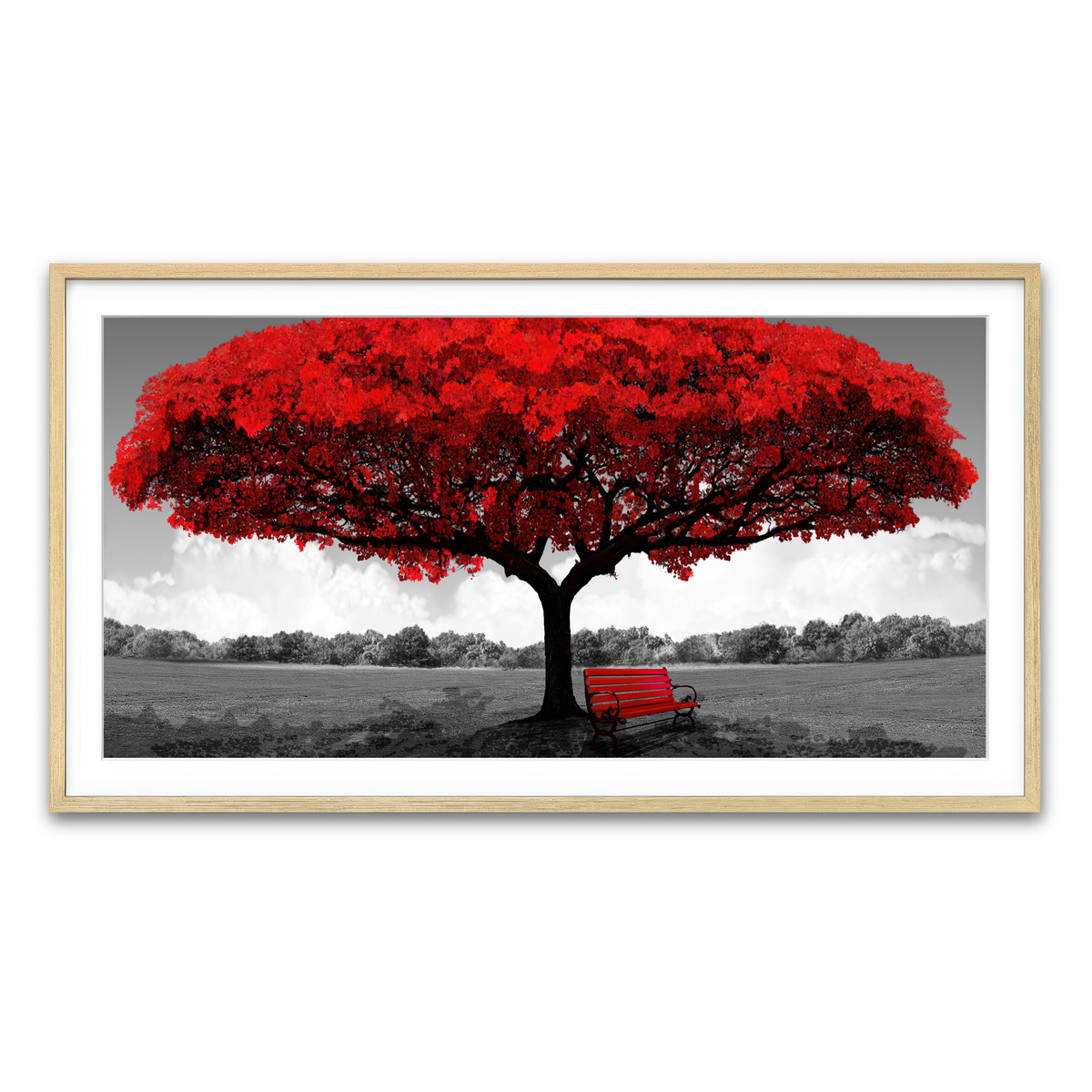 Framed Print 2x1 Natural